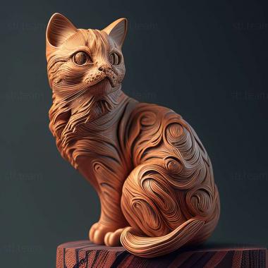 3D модель Кот (STL)